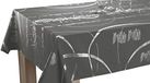 Tafelkleed Le linge de Jules Tafelkleed Shiny - gemakkelijk te onderhouden, donkergrijs - Grootte: rechthoekig 150 x 350 cm