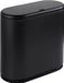 QUVIO Oval 10L Trash Can with Lid - Black