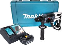 Makita DHR 202 RF1W accu-boorhamer 18 V 20 mm 2,0 J wit + 1x accu 3,0 Ah + oplader + koffer