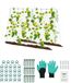 VEVOR Set van 2 Klimhulp A-Frame Komkommer Trellis Opvouwbaar 90x140cm