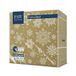 PAW Airlaid servetten (40 x 40 cm), 50 stuks, perfect voor Kerstmis, winter, vakantie, tafeldecoratie, Airlaid-servetten, stoflook, sneeuwvlokken, goudkleurig