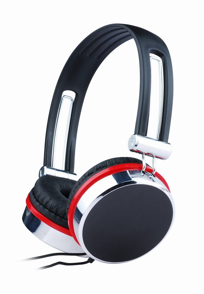 Gembird MHS-903 Headset - Bedraad - Hoofdband - Zwart, Rood, Zilver