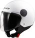 LS2 OF558 Sphere II Solid Gloss White Jet Helm - Maat XXL