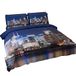 PETTI Artigiani Italiani - Beddengoedset voor tweepersoonsbed 250 x 200 cm (2 kussenslopen 50 x 80 cm inbegrepen), dekbedovertrek van zachte microvezel met digitale print - Made in Italy - New York