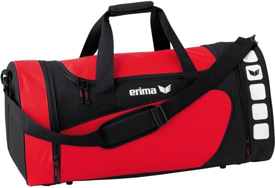 Erima Club 5 Line Sporttas Large RoodZwart