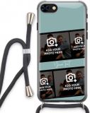 Case Company iPhone 7 Hoesje met Koord - Filmrol N°2 - Zwart TPU Back Cover