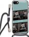 Case Company iPhone 7 Hoesje met Koord - Filmrol N°2 - Zwart TPU Back Cover