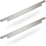 SOTECH 2 x Meubelgreep BLANKETT Slim Lengte 595 mm Chroom mat Greeplijst