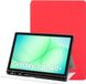 Samsung Tablet Hoes Geschikt voor Samsung Galaxy Tab A11 Plus | Luxe Tri-Fold Book Case | Kunst Leren Bescherm Hoes | Standaard Functie | Rood