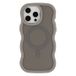 Apple Coque hybride magnétique iPhone 14 Pro bord d'onde - Grise