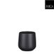 Mica Decorations Amber pot rond donkergrijs mat H11,5 x D12 cm