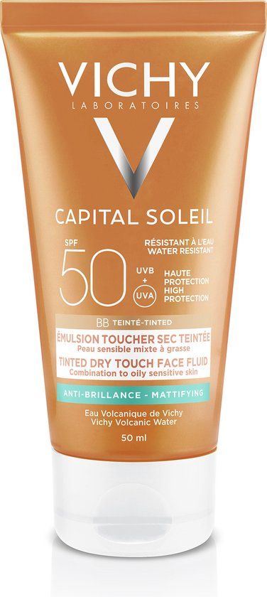 Vichy Capital Soleil SPF50 BB Crème | 50ml | Getinte Zonnebrandcrème