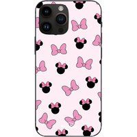 Maniacase Beschermhoes Iphone 11 Pro Max Minnie, noeud fond rose
