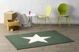 Hanse Home Modern vloerkleed Ster - groen 140x200 cm