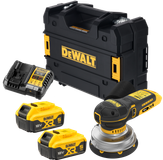 DeWalt DCW211P2-QW 18V XR BL Excentrische Schuurmachine 125mm | 2x 5.0Ah 18V XR accu's + lader - DCW211P2-QW