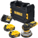 DeWalt DCW211P2-QW 18V XR BL Excentrische Schuurmachine 125mm | 2x 5.0Ah 18V XR accu's + lader - DCW211P2-QW