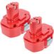 Vhbw 2x Batterie Compatible Avec Makita Ml183 Lampe Torche, Ls800dwb, Ls800dwd, Ls800dwbe, Ls800wb, Ls800dz Outil Électrique (2000 mAh, NiMH, 18 V)