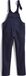 BP 1413-060-10-27 tuinbroek, stoffen bretels met rubberen inzetstuk, 300,00 g/m² puur katoen, donkerblauw, 27