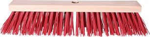 Buemag Bezemkop - Elaston - rood - hout - hard - 40 cm
