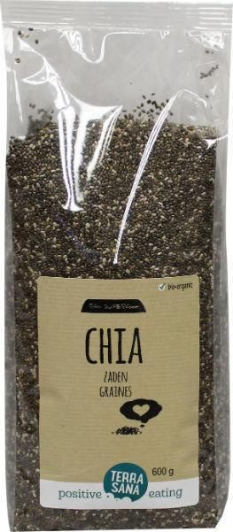 Raw chia seeds black 600g