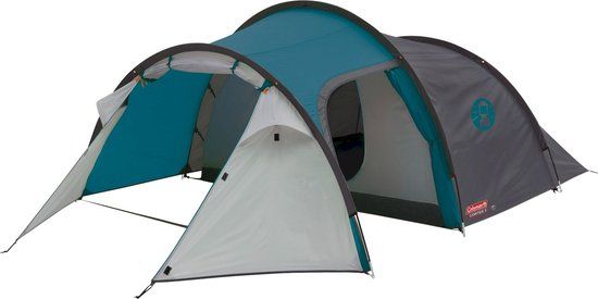 Coleman Cortes 3 Persoons Tunneltent - Blauw/Wit