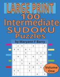 Large Print Intermediate Sudoku Puzzles