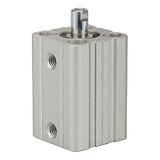 Korte RIEGLER Korte cilinder »ACQ« dubbelwerkende magneet, IG, zuiger Ø 16, Hub 50, aansluiting M5x0,8, werkdr. 1-10 bar, temp. -20 °C tot 70 °C
