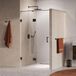 Brauer Void - Nisdeur - 2-Delig - Helder Glas - 110 x 200 cm - Omkeerbaar - met Draaideur 60 cm - Aan Glas - incl. Glascoating - PVD Gunmetal