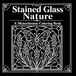 Stained Glass Nature: A Monochrome Coloring Book with Dot-Guided Window Art, Animals, Flowers, and Relaxing Nature Designs