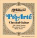 D'Addario J50 Set Pro Arte Hard Tension Silver Plated Black Nylon Klassieke gitaar