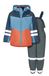 PLAYSHOES Combinaison fonctionnelle bleu ciel / gris foncé / orange foncé / blanc