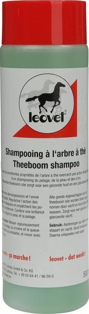 Leovet theeboom shampoo voor glanzende manen en vacht