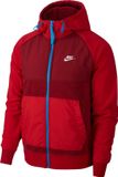 Nike M Nsw Ce Hoodie Fz Winter Heren Sportvest - Team Red/Gym Red/Lt Photo Blue/White - Maat XL