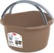 Stefanplast Wasmand/draagmand/teil met hengsel - kunststof - 16 Liter - cappuccino