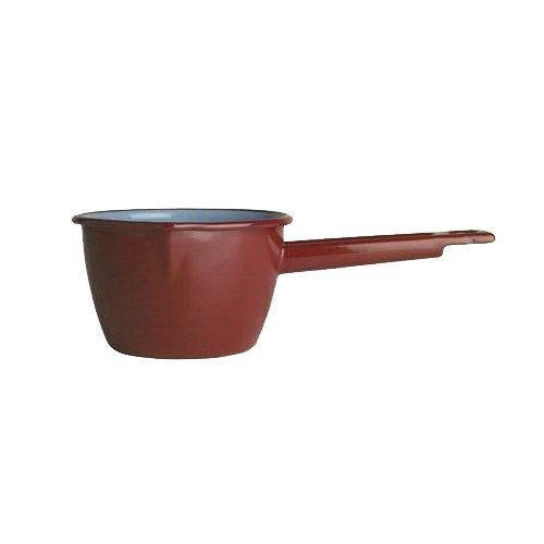 Ibili steelpan conisch 16 cm - bruin - geëmailleerd staal