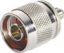 BKL Electronic 0409046 SMA-adapter SMA-bus - N-stekker