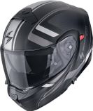 Scorpion Exo-930 Evo Ardens Matt Black-Silver Systeemhelm Maat S