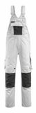 Mascot Unique Amerikaanse overall met kniezakken 12169-442 - wit/donkerantraciet - C54 - 82