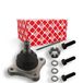 febi bilstein 41250 Kogelgewricht met kasteelmoer en splitpen, per stuk | Compatibel met: MITSUBISHI L200 / TRITON, L200 / TRITON, PAJERO CLASSIC, PAJERO III, PAJERO IV