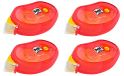 Pritt Compact Refillable Adhesive Tape, Double-Sided, Removable, 4 Rolls