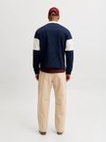Jack & Jones Klassieke broek Wide Leg Fit Katoen Effen Herfst/Winter 2026 Mannen W31 X L34 Fields Of Rye