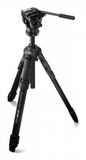 Manfrotto ONE Alu Tripod with 500X Fluid Head for Action Cameras - Black