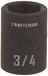Craftsman CMMT15854 Socket, Zwart Oxide, 3/4"