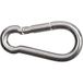 SWG Brandweerkarabijnhaak acier inoxydable A2 (L x l) 60 mm x 6 mm