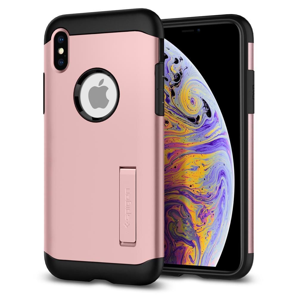 Spigen Slim Armor - iPhone XS Max - Roségoud