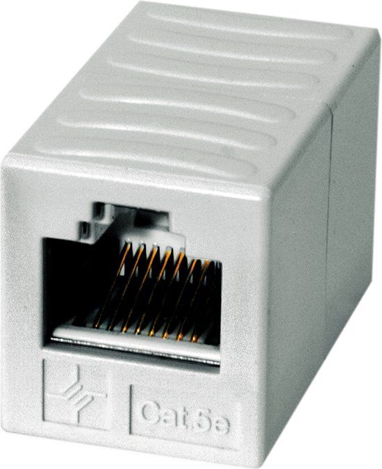 Telegärtner J00029K0052 tussenstuk voor kabels RJ45 Wit
