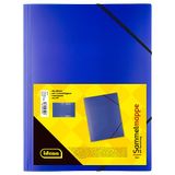 Idena 10377 - Dossier à élastique pour DIN A3, en polypropylène, bleu translucide, 1 pc.