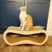 Mruu&Pruu GROOT Poteau griffoir Chat Panier à griffer Planche à griffer Carton Panier à griffer Panier pour chat Panier pour chat 78x28x24 cm BLANC