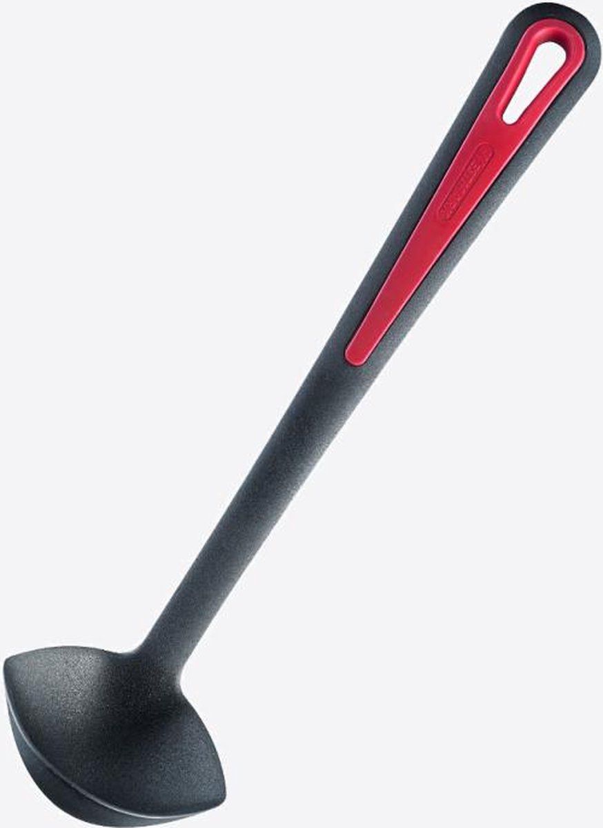 Westmark Gallant sauslepel uit kunststof zwart en rood 29x7.9x6cm