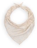 Becksondergaard Croflora Triangle Scarf Sjaals Dames - Ecru - Maat ONESIZE